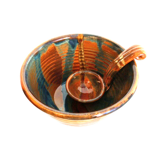 Vintage hand thrown pottery - hand,