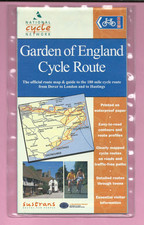 Garden of England - National Cycle Route. 1st pub 2000 Official Sustrans ed. map