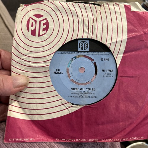 Sue nichols where will you - -,