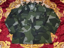 Original Swedish Army M90 Jacket Splinter Camouflage Field Combat Shirt