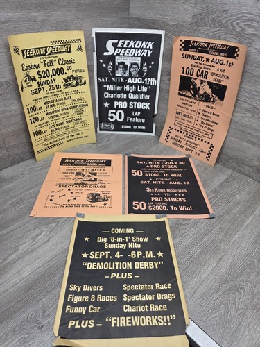 Vintage seekonk speedway - vintage,
