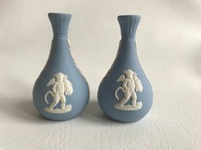 2 Wedgwood Blue Jasper Ware