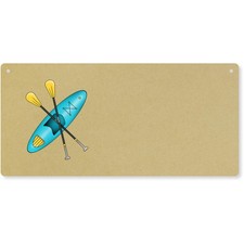 'Kayak & Oars' Large Wooden