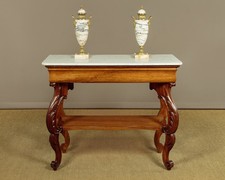 Antique Walnut & Marble Top