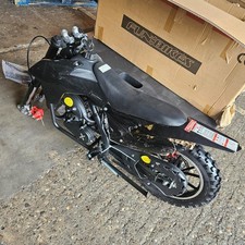 New Unused Black/Blue MXR 50cc Petrol 2 Stroke Mini Dirt Bike Scrambler