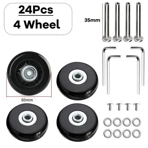 50x18mm luggage wheels - luggage, set