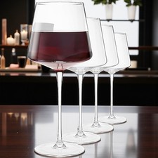 Red wine glasses - glasses, hand