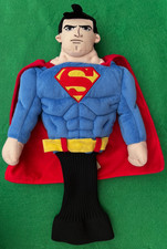 RARE Creative Covers plush 3d Superman Golf head cover novelty Collectable RARE