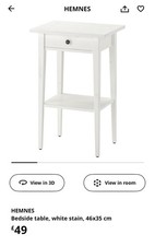 IKEA, HEMNES Bedside Table /