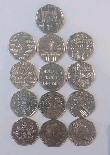 Selection collectable 50p s - collectable, 50p's
