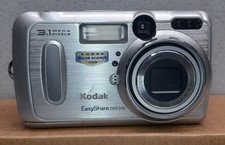 Kodak EasyShare DX6340 3.1MP Digital Camera Silver – Tested Working – Some Wear