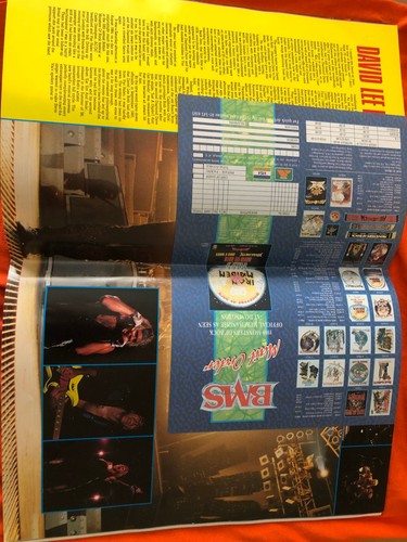 Iron maiden concert program - iron,