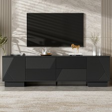 Modern TV Stand w/ Cabinets &