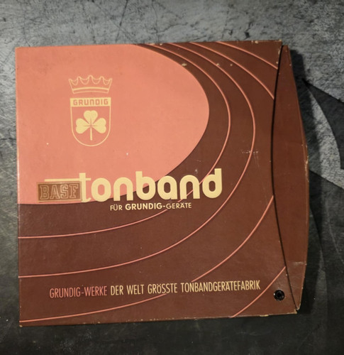 Vintage grundig tonband - vintage,