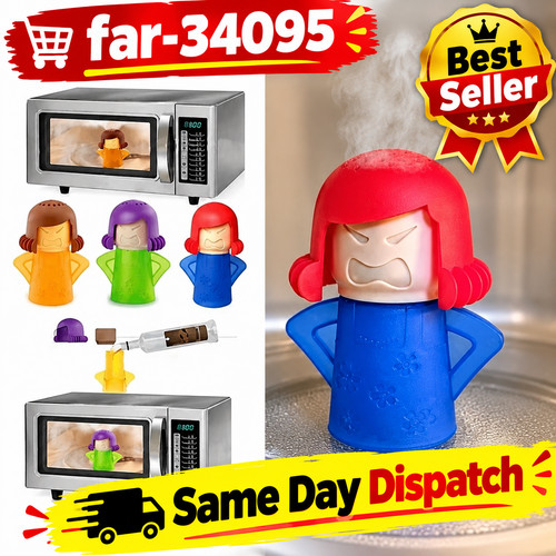 Microwave oven cleaner angry - cleaner,