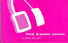 Ford Anglia & Prefect 100E 2-Pedal Control 1957-1958 UK Market Foldout Brochure