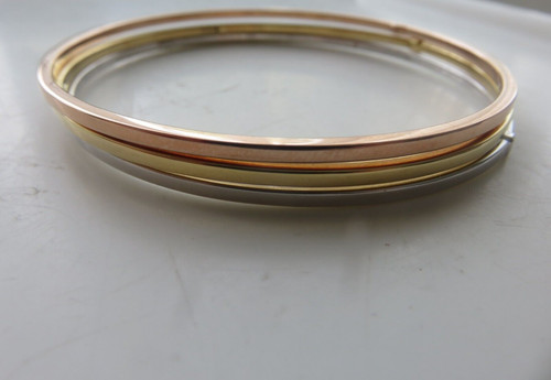 Gold slave bangle set carat - set, 9