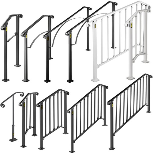 Vevor wrought iron handrail - wrought,