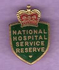 National Hospital Service Reserve lapel badge