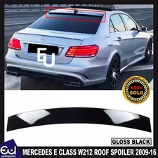FOR MERCEDES E CLASS W212 REAR WINDOW ROOF SPOILER AMG STYLE GLOSS BLACK 09-16