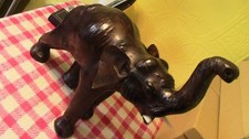 handmade real leather Elephant