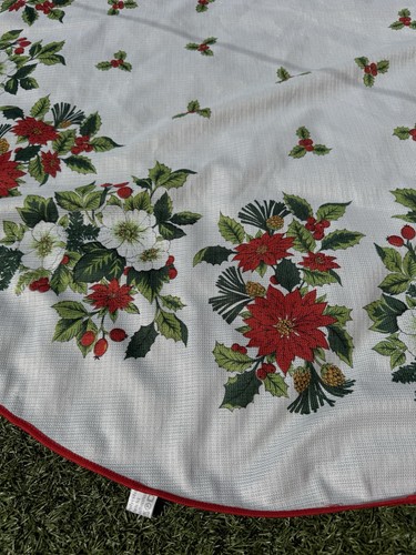 Vintage large round white - large,