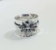 Honey Bee Spinner Ring, 925