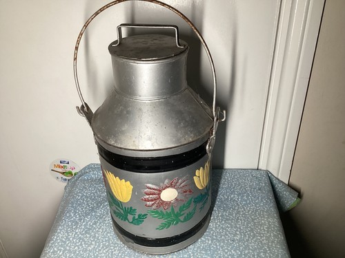Vintage milk cream can - milk, pail
