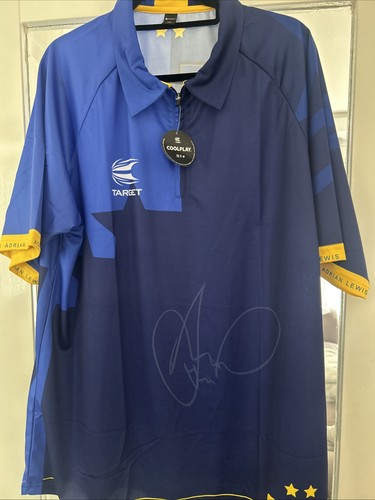 Adrian lewis signed darts - lewis,