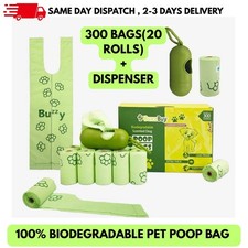 300 Dog Poop Bags tie