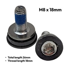 Bottom bracket crank arm bolts - bottom,