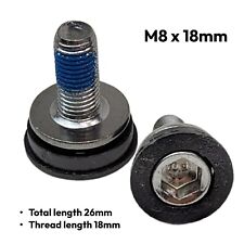 Bottom Bracket Crank Arm Bolts Bicycle Bike Screws M8 18mm Long