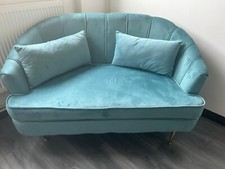  2 Seater Velvet Sofa Teal