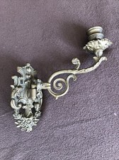 Vintage Solid Brass Piano Candle Wall Sconce