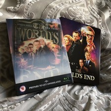RARE - THE WORLD'S END- EVERYTHINGBLU EXCL LENTICULAR BLU RAY STEELBOOK - AS NEW
