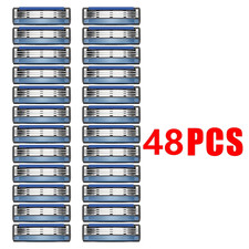 48X for Gillette MACH 3 Razor Blades Stainless Steel Blades Replacments HOT