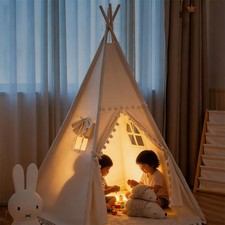 Wooden Play Tent Indoor