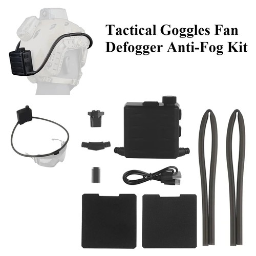 Tactical goggles fan defogger - goggles,