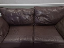 Next Leather 2 Seater Sofa