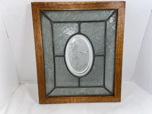 Vintage hummingbird stained - vintage,