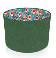 Green Peacock Feather Interior