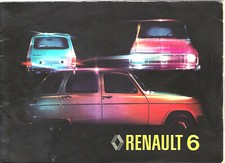 Renault R 6 Owners Manual 1977