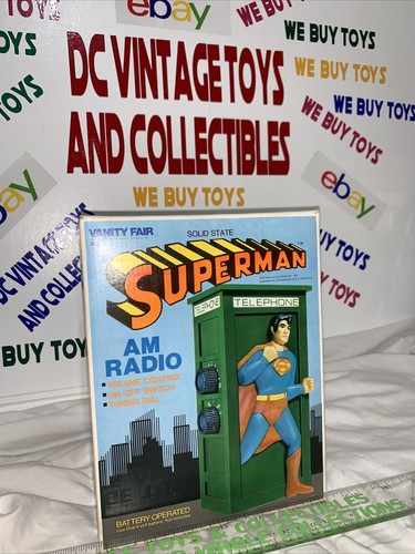 Superman phone booth radio - phone,