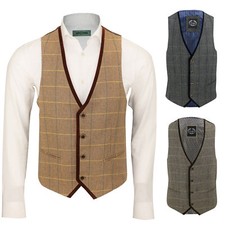 Mens Vintage Herringbone Tweed