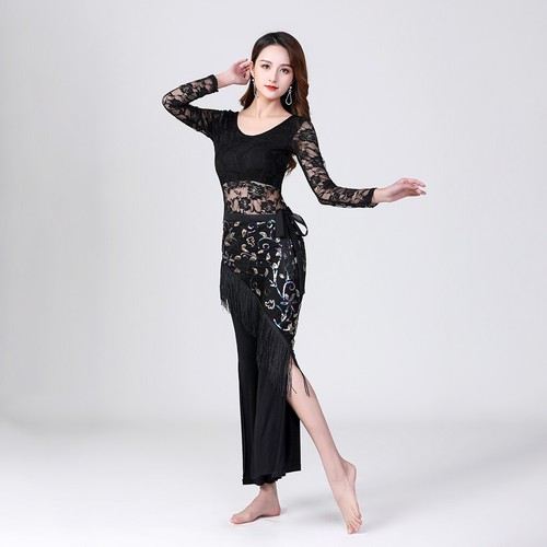 Womens belly dance mesh hip - mesh,