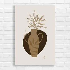 Minimalist Botanical Sepia