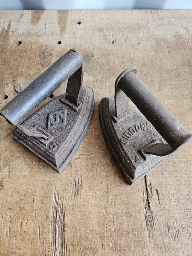 Antique siddons cast iron flat - cast,