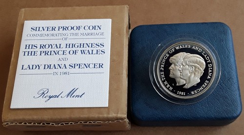 1981 crown silver proof - u.k,