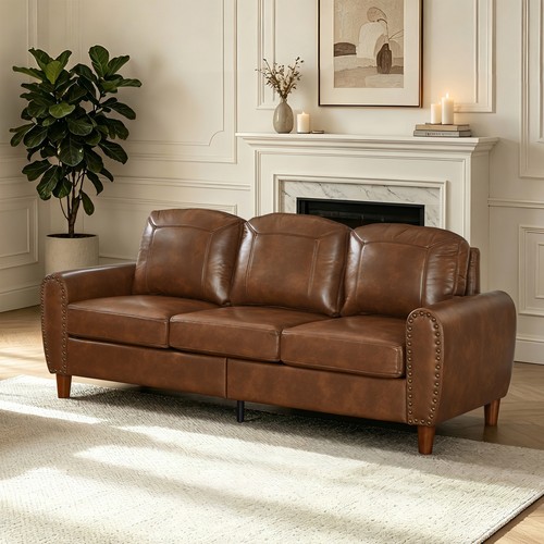Seater sofa faux - sofa,