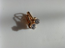 Vintage Style Cz Clip On